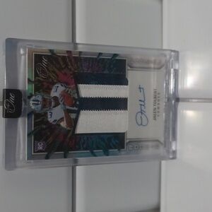 Jalen Tolbert RPA Panini One Football Trading Card Dallas Cowboys